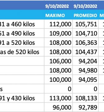 indice novillo arrendamiento 9 octubre 2020