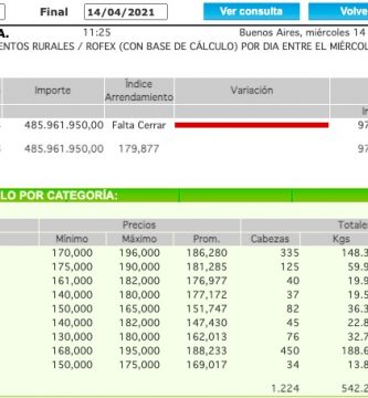 indice novillo arrendamiento 14 abril 2021
