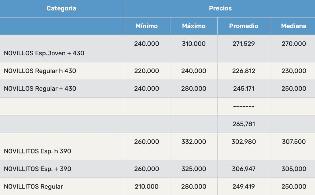 precio novillo mag cañuelas hoy